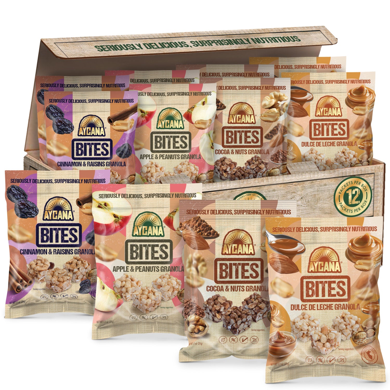Cocoa & Nuts Granola Bites – Aycana