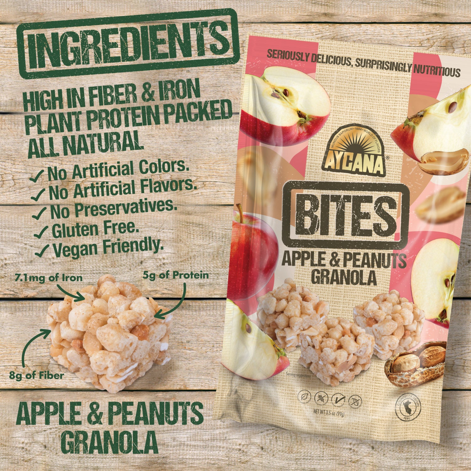 AYCANA Comfort Crunch Granola Bites Variety Box, 4 Family Size