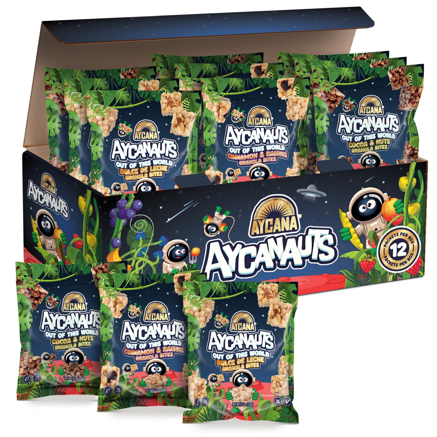 Cocoa & Nuts Granola Bites – Aycana