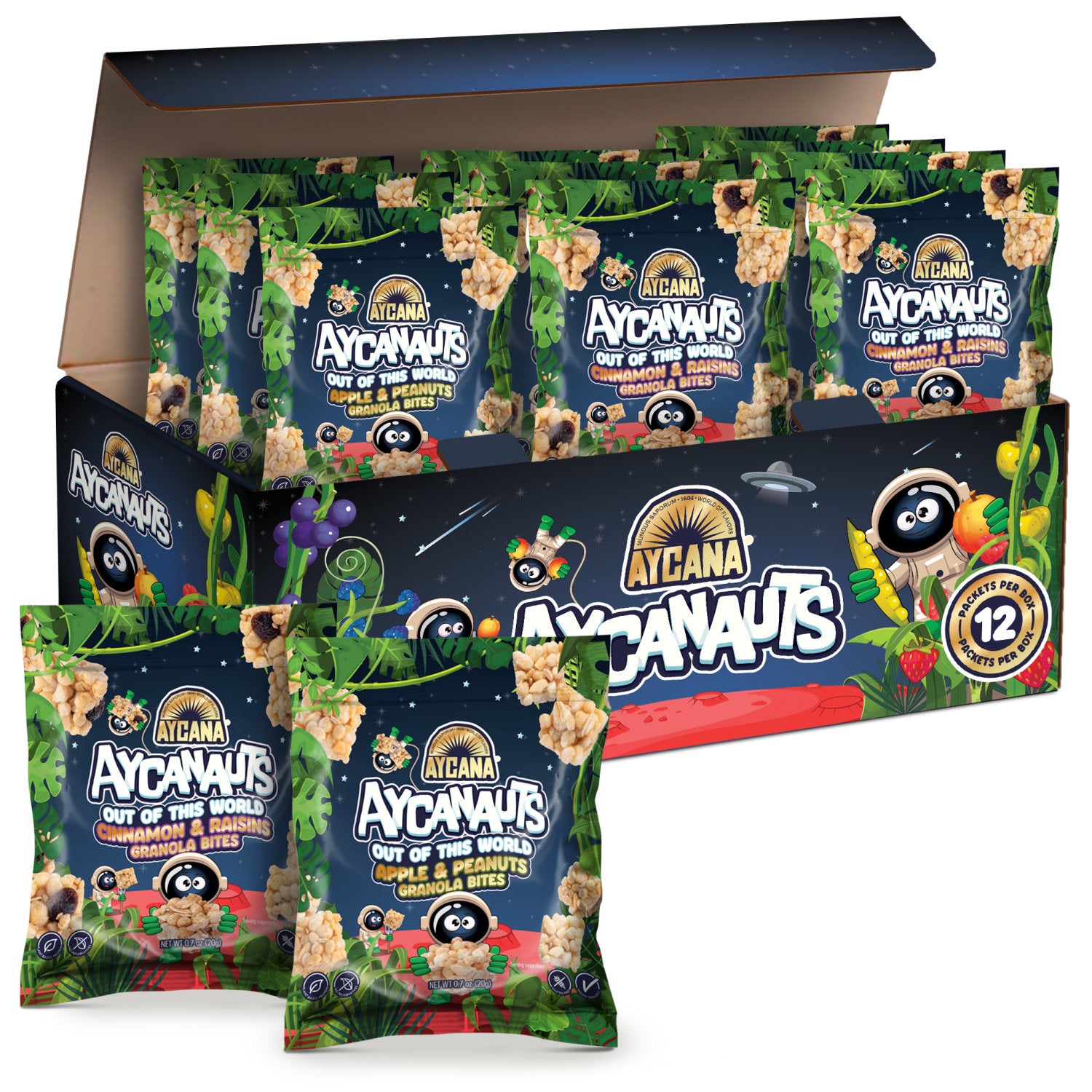 Cinnamon & Raisins Granola Bites – Aycana