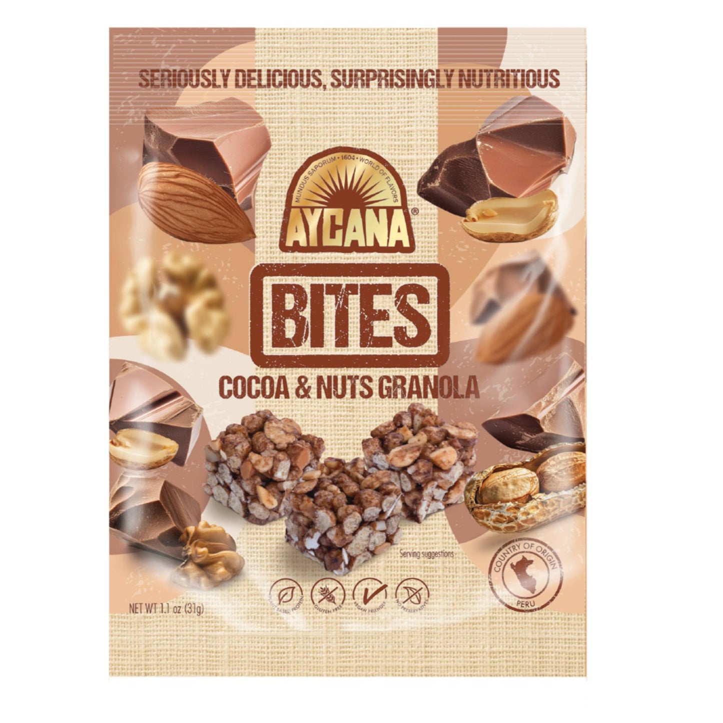 Aycana Bites Cocoa & Nuts Granola