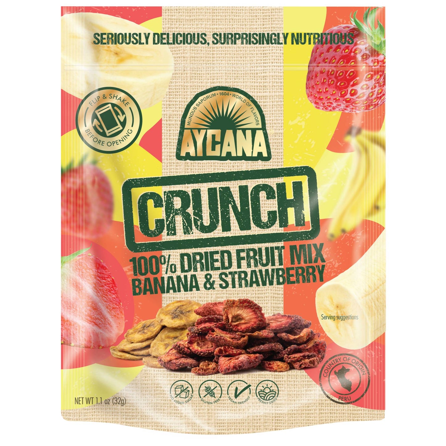 Aycana Crunchy Banana Strawberry