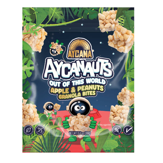 Aycanauts Apple & Peanuts Granola Bites