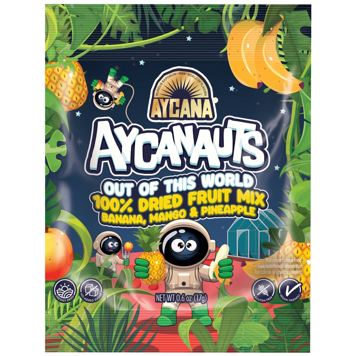 Aycanauts Crunchy Banana Mango Pineapple